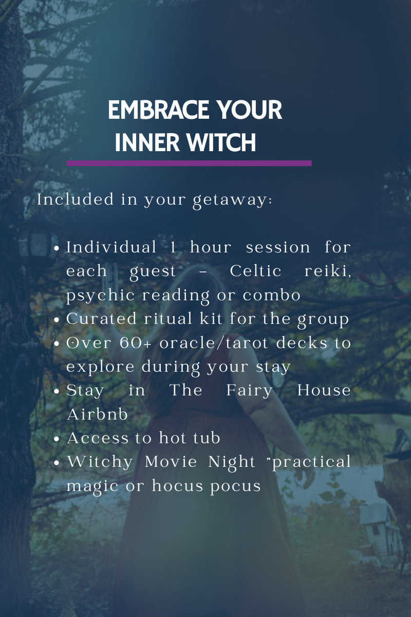 Mystical Witchy Weekend Retreat Packages