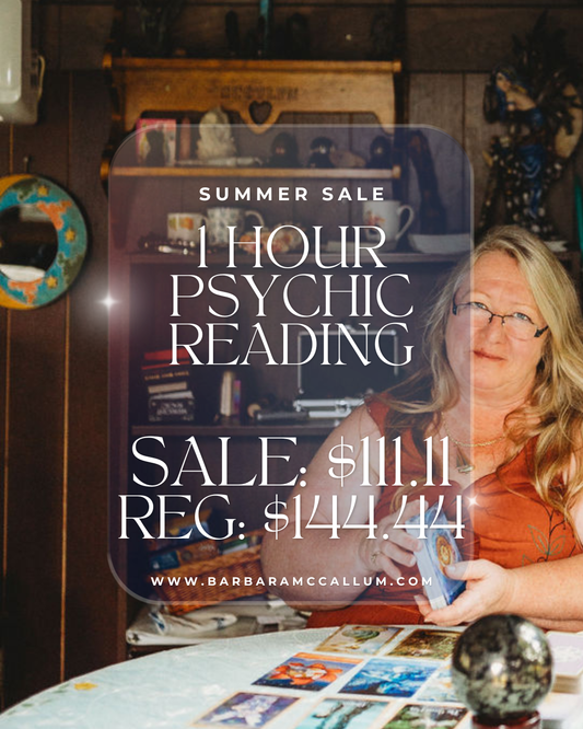 Psychic Reading - Summer Special on 1 Hour Readings