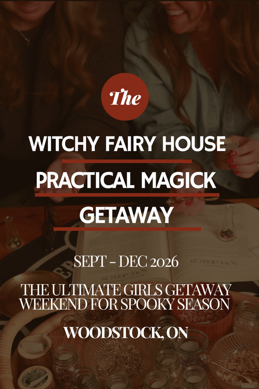 Practical Magick Witchy Weekend Retreat Packages (Sept - Dec Dates)