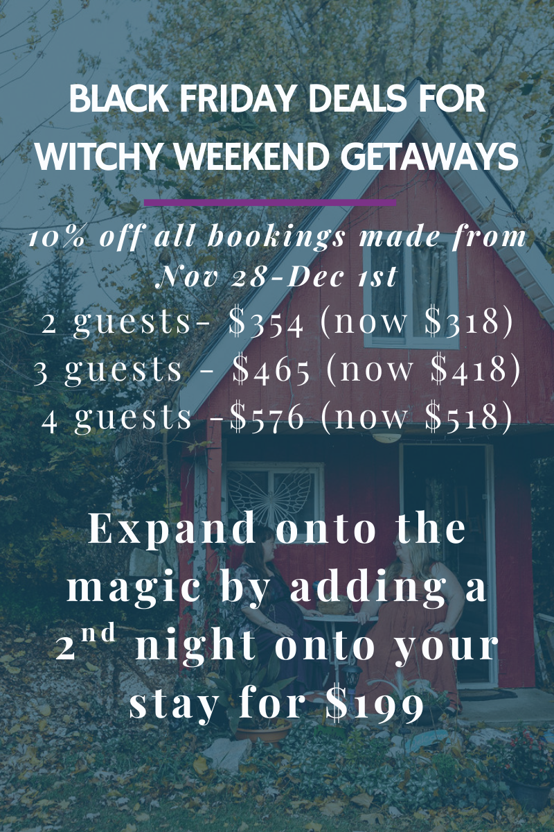 Mystical Witchy Weekend Retreat Packages